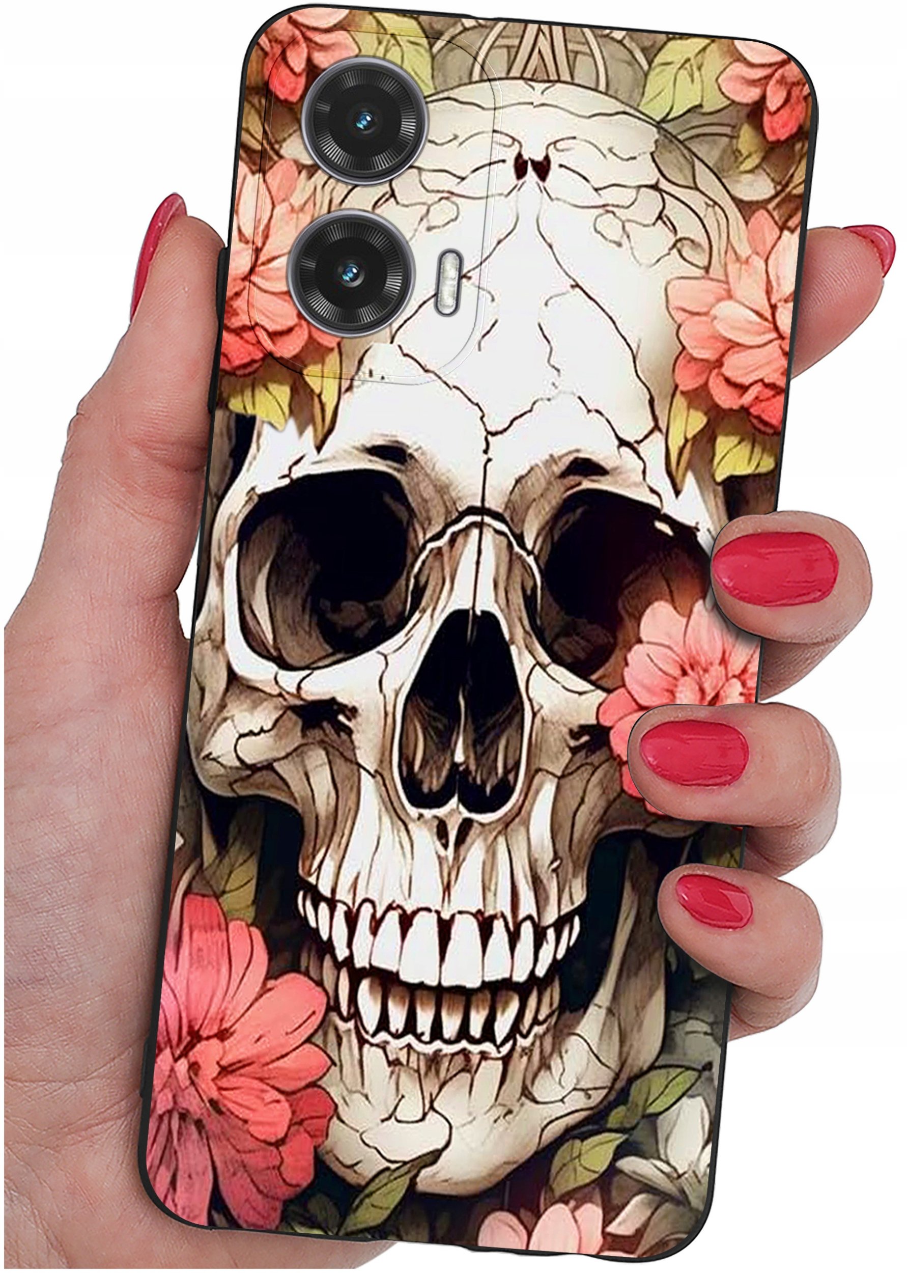 Etui do Motorola Moto G35 5G WZORY |SILIKONOWE MATT CASE + SZKŁO 9H