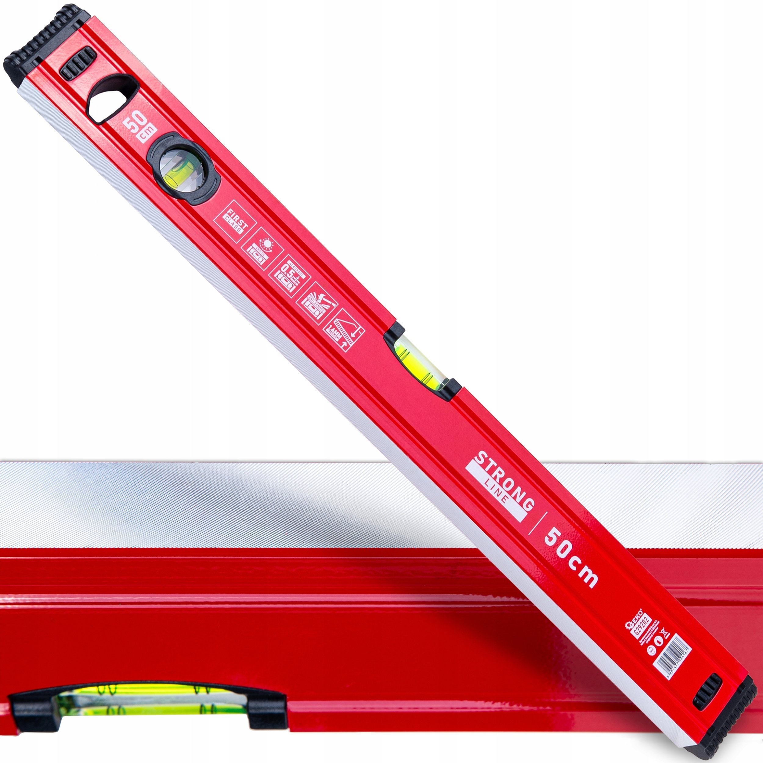 Poziomnica aluminiowa 500mm STRONG LINE (50)