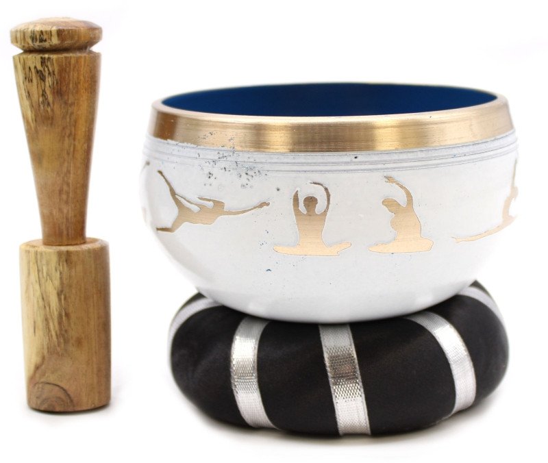 Misa Tybetańska dźwiękowa mała - White/Blue