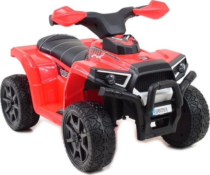 Import SUPER-TOYS PIERWSZY QUAD NA AKUMULATOR - GREAT - MIĘKKIE KOŁA, MIĘKKIE SIEDZENIE/N116