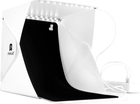 Puluz NAMIOT BEZCIENIOWY 22x23x24cm + 2x LAMPY LED + 2x TŁO