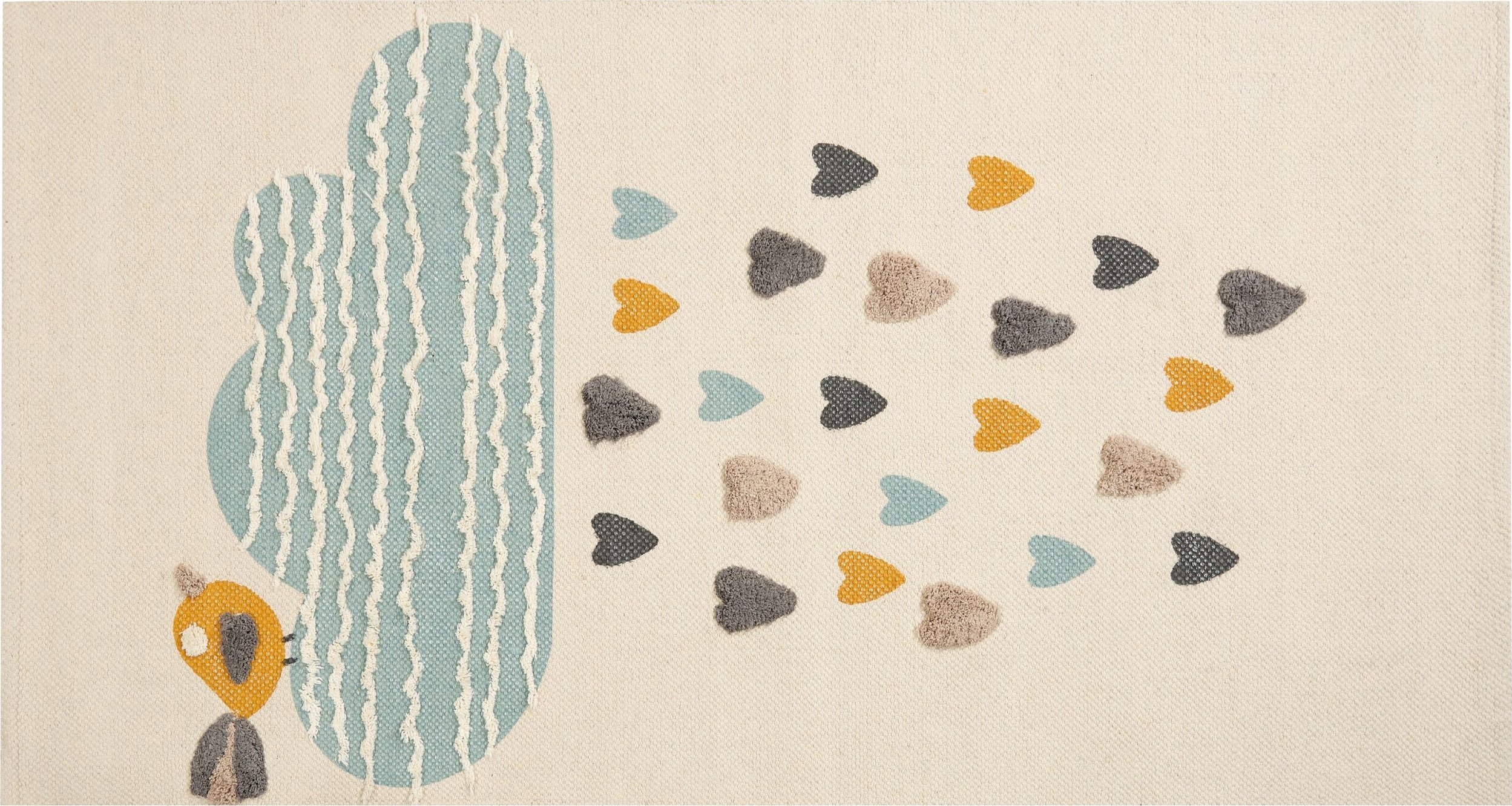 Beliani Dywan dziecięcy bawełniany 80 x 150 cm wielokolorowy BLANG