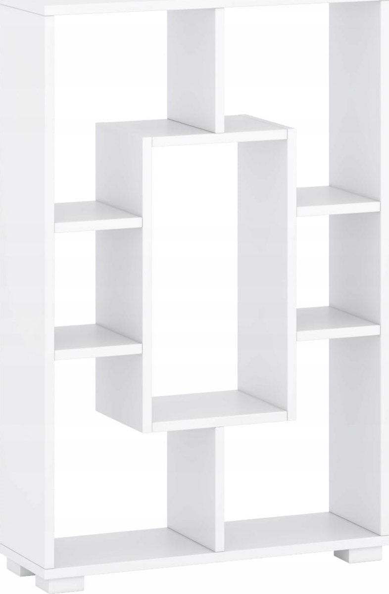 Regał 90x60x20 cm ścienny podłogowy matowy (kolor biały)