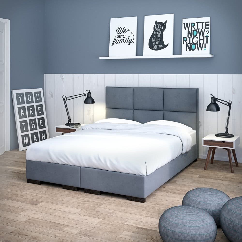 NewDesign Łóżko Massimo Plus kontynentalne 140x200 bez pojemnika, grupa 1