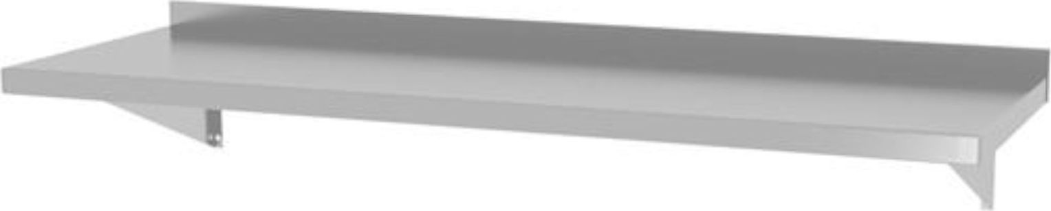 Hendi Półka ścienna wisząca na konsolach ze stali nierdzewnej spawana 140x30 cm - Hendi 816516 Półka ścienna wisząca na konsolach ze stali nierdzewnej