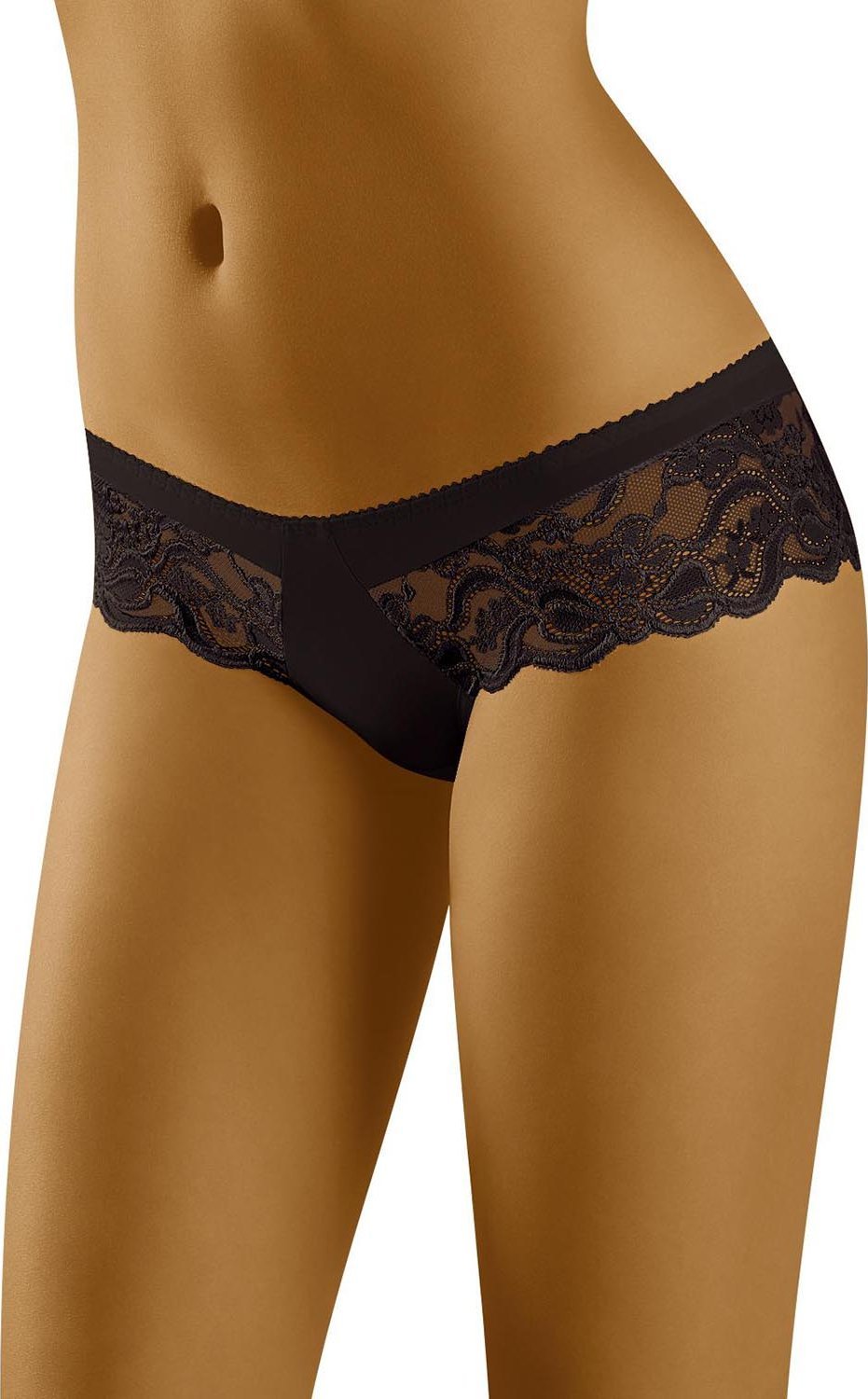 Wolbar Wol-Bar Emma czarny S Majtki szorty