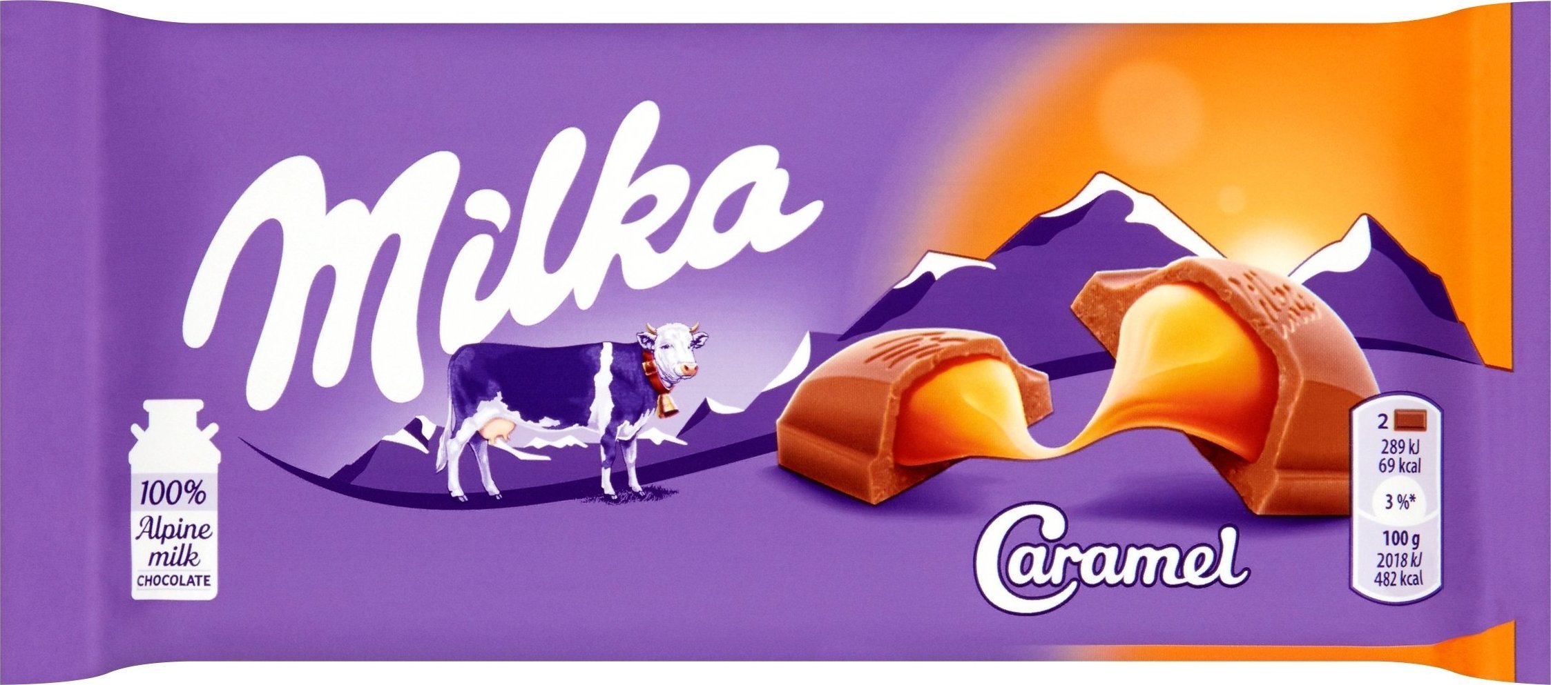 Milka Czekolada mleczna karmelowa 100 g