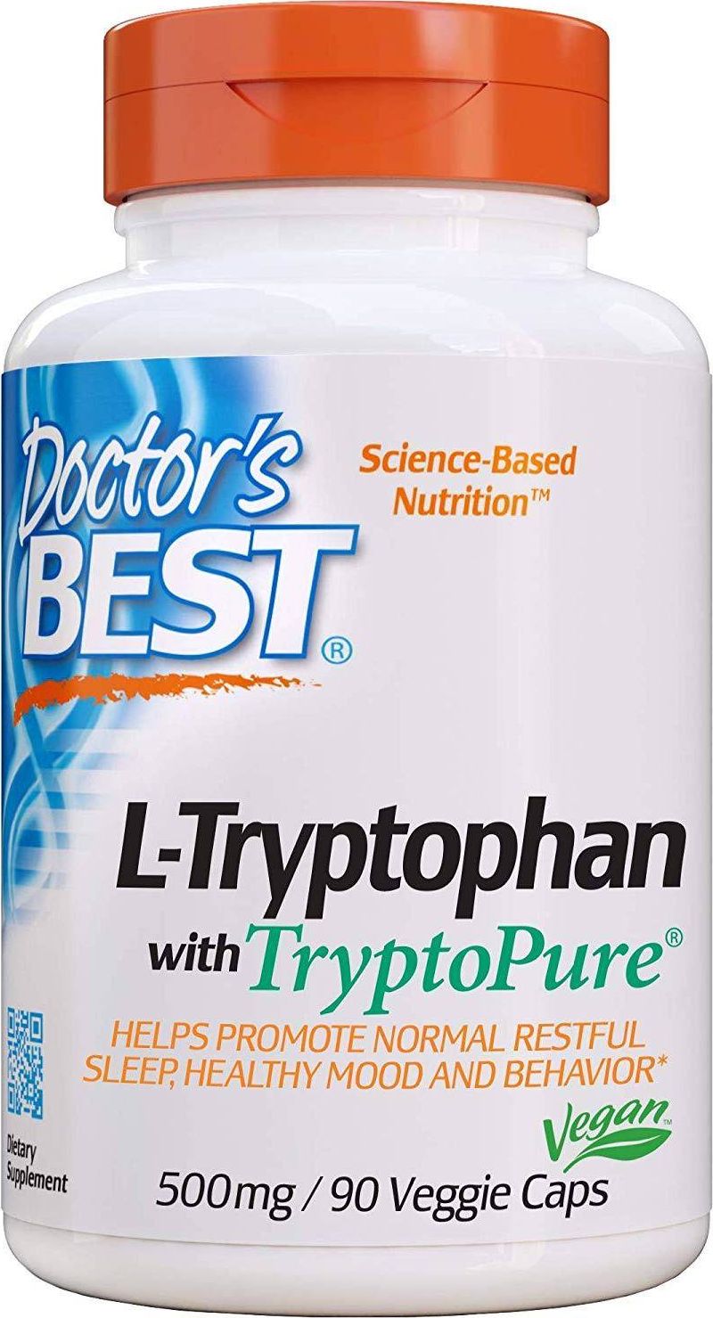 DOCTORS BEST Doctor's Best L- Tryptophan with TryptoPure 500mg 90 vcaps - 103128
