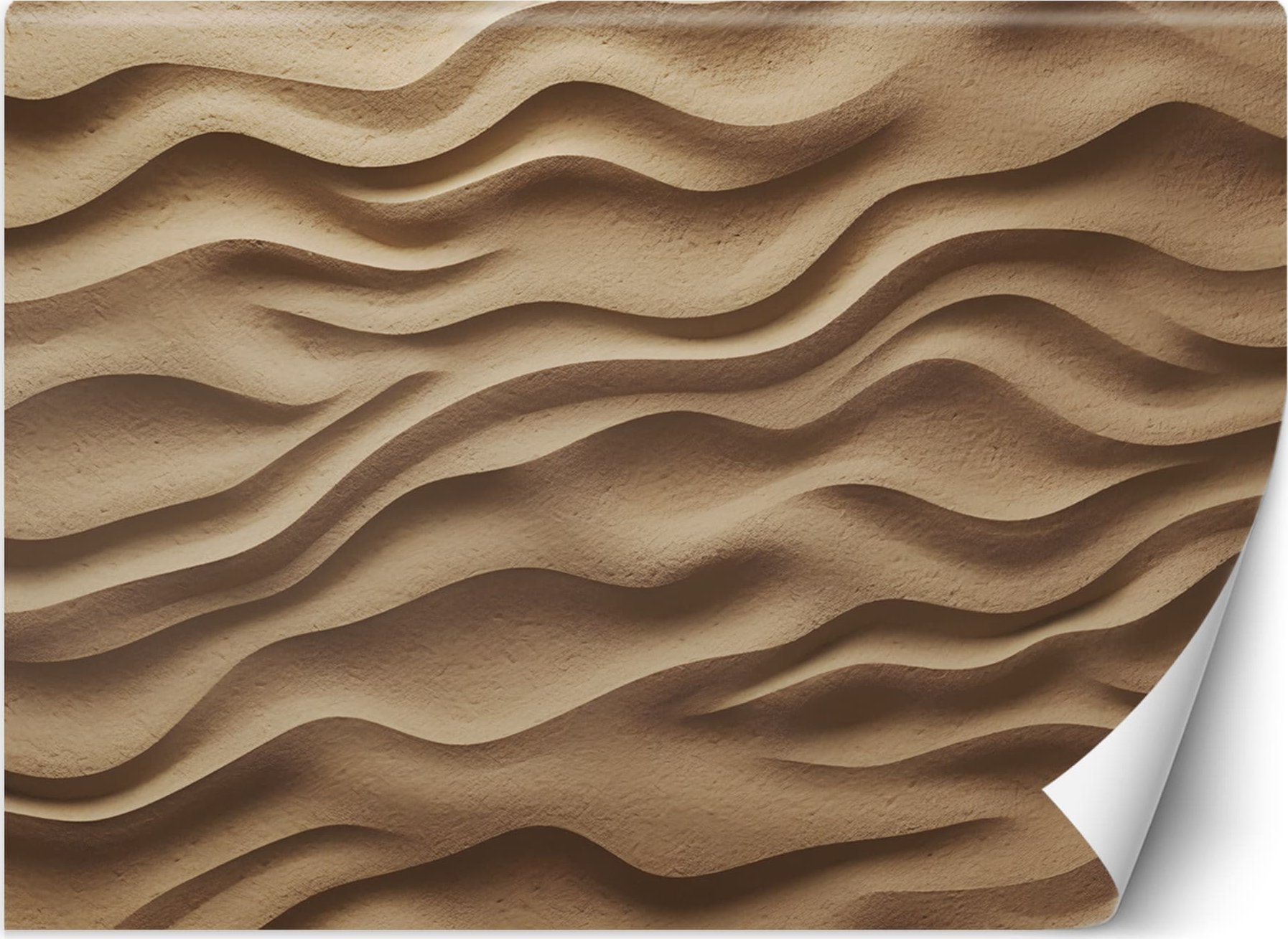 Artgeist Fototapeta, Fale na piasku 3D (Rozmiar 350x245)