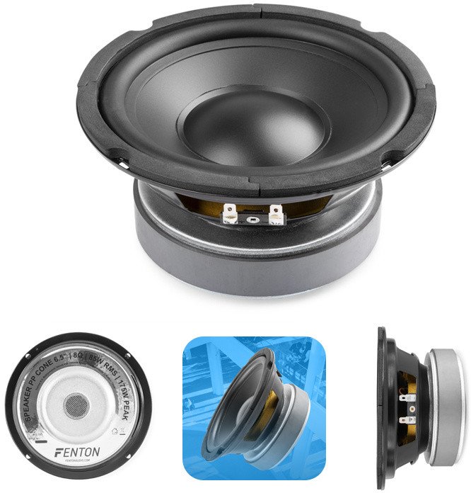 Głośnik niskotonowy Hi-Fi 6,5" 175W 8 Ohm WPP16 Fenton one size