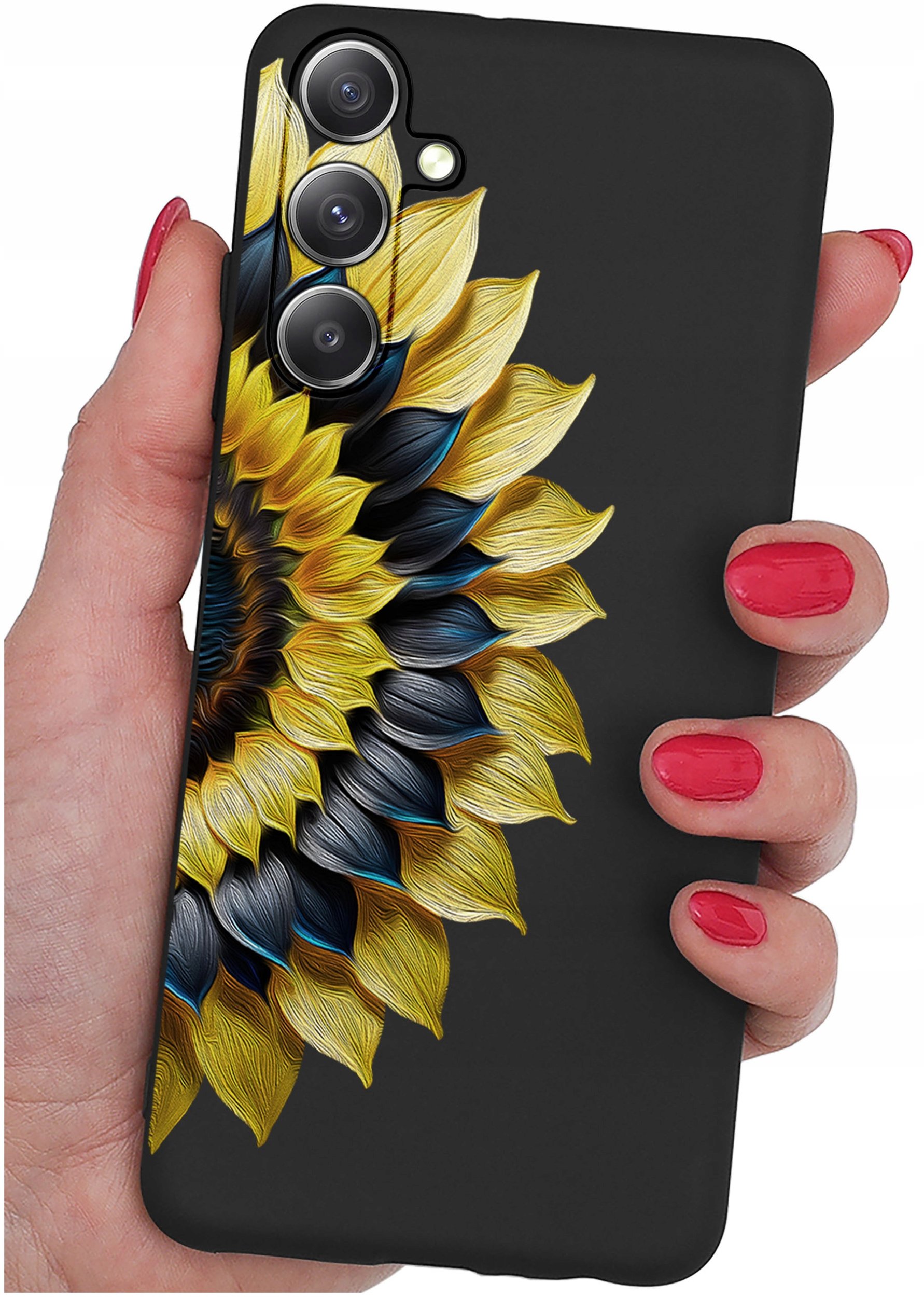 ETUI do Samsung Galaxy S24+ Plus WZORY |SILIKONOWE MATT CASE + SZKŁO 9H