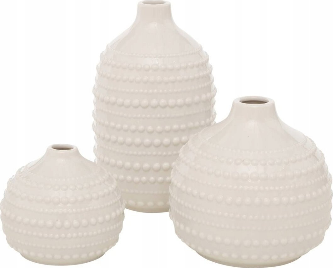 Boltze Wazon dekoracyjny Meruna, porcelanowy, 3 sztuki