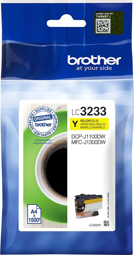 Tusz Brother toner oryginalny Tinte YE LC3233Y