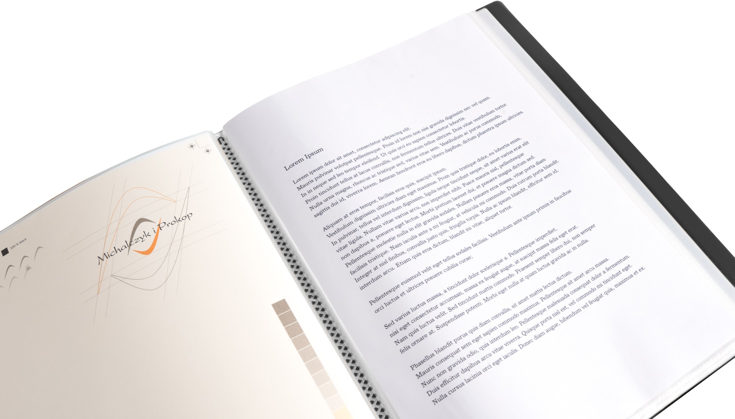 Teczka ofertowa A4 PP + 10 koszulek czarna