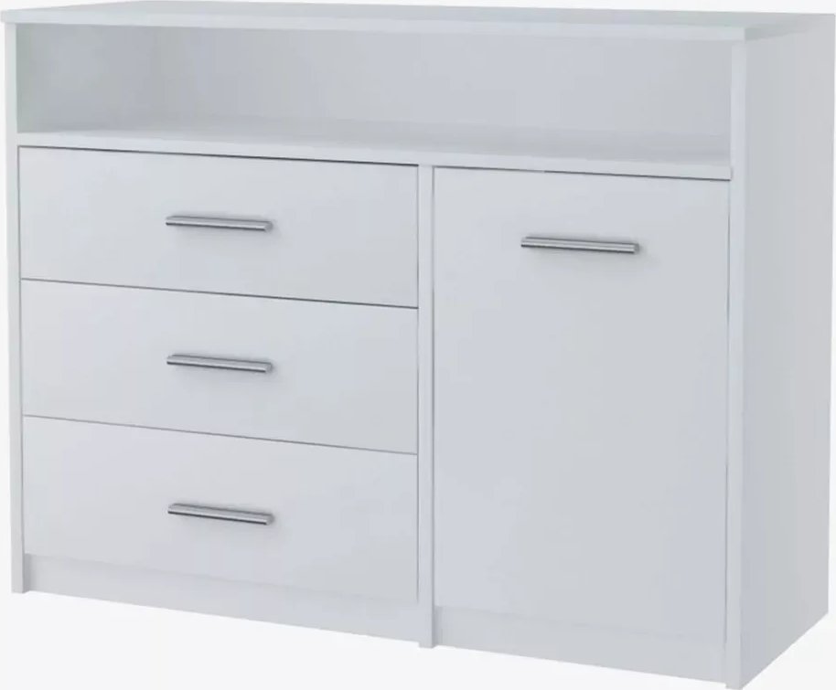 Elior Biała komoda z szufladami - Pirex 3X