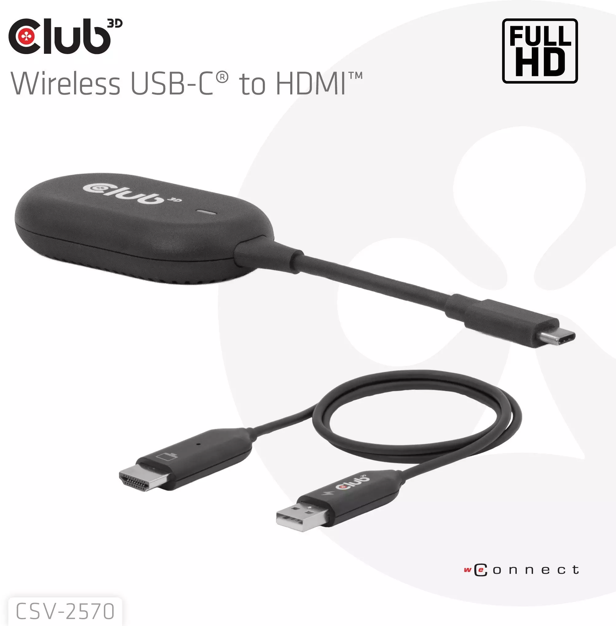 CLUB3D CSV-2570 huby i koncentratory USB Type-C