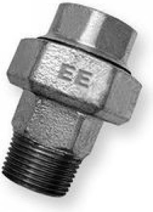 Odlewnia Zawiercie Dwuzłączka płaska z uszczelką NW bez rantu 1" ocynkowana nr 59oru (5907791625922)