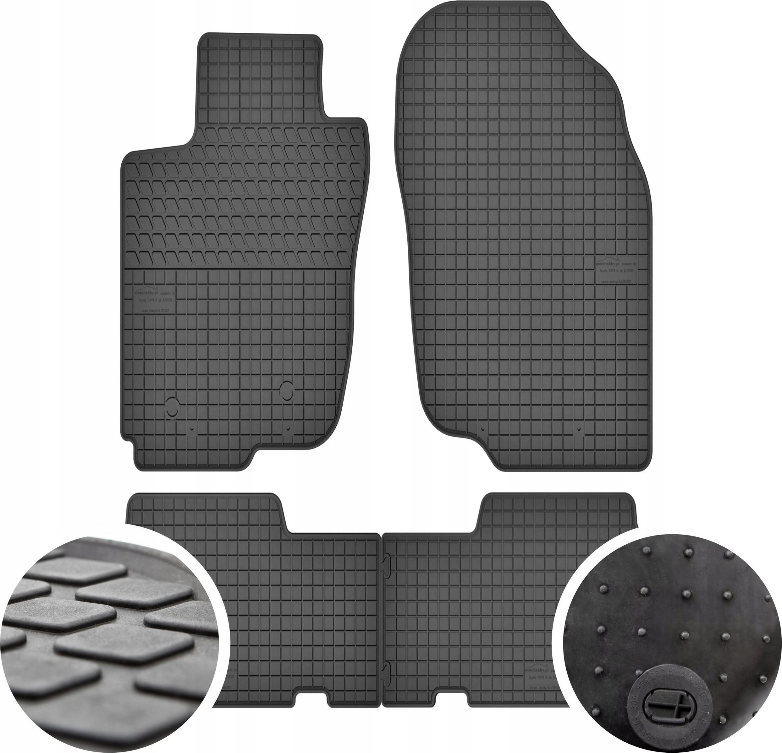 GeyerHosaja Dywaniki gumowe do Toyota RAV4 III (2006-2012)