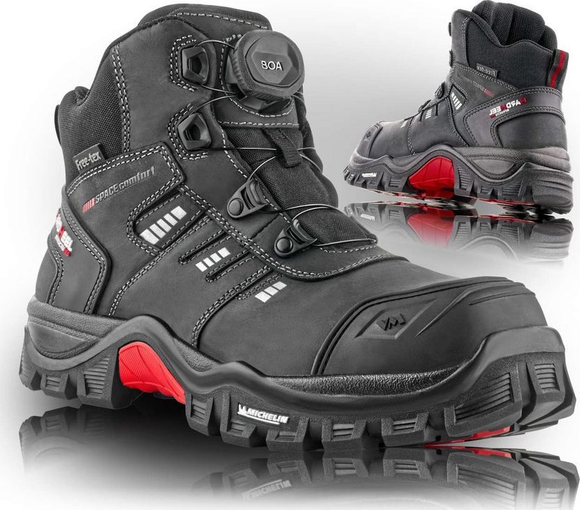 BUFFALO S3 HRO SRC CI WR 7130-S3 BOSA- wysoki trzewik skóra bydlęca CRAZY HORS, zapięcie BOA, podszewka oddychająca, podnosek, wkładka kevlar, podeszw