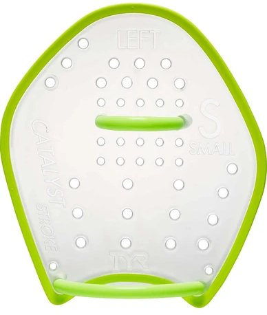 TYR WIOSEŁKA ŁAPKI CATALYST STROKE PADDLES CLEAR/FLUORESCENT YELLOW 101 LCATSTK ROZMIAR S