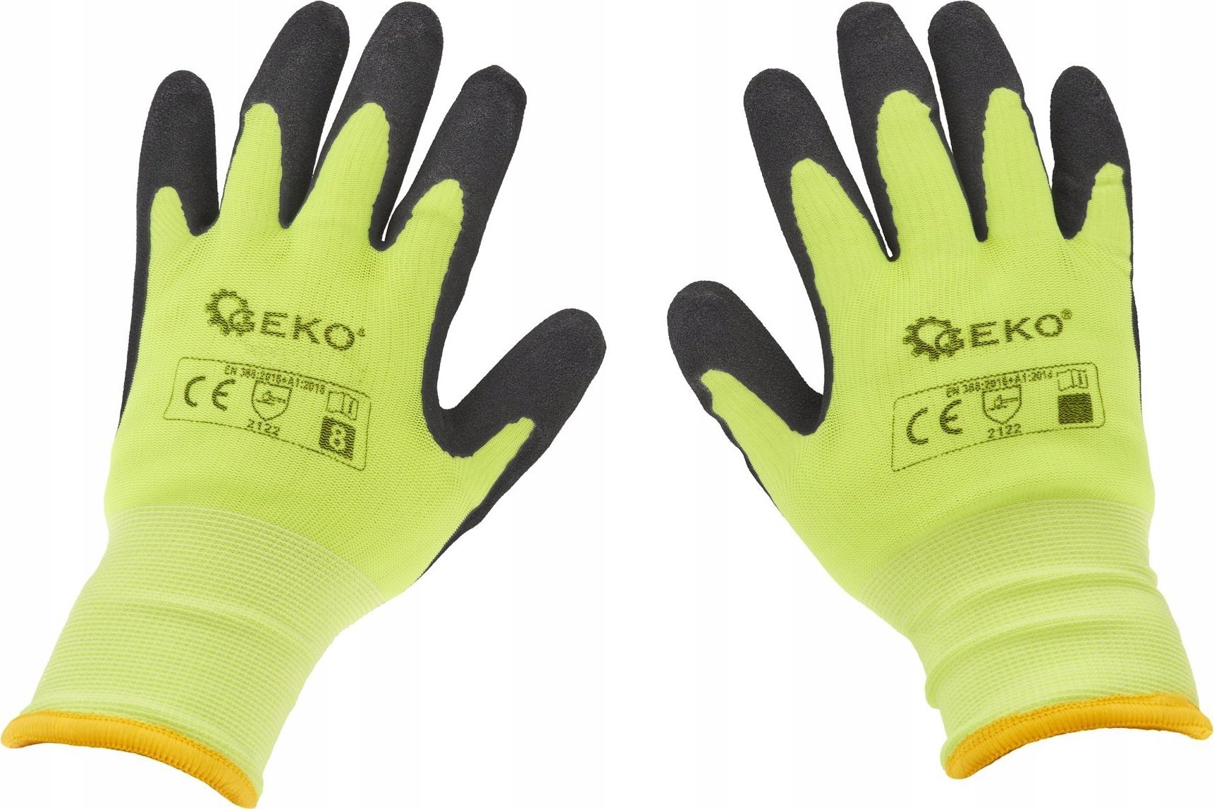 Geko Rękawice robocze ocieplane zimowe fluorescencyjne r. 9 (12/120)