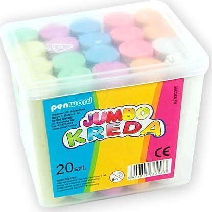 Polsirhurt Kreda chodnikowa 20 kolorów JUMBO
