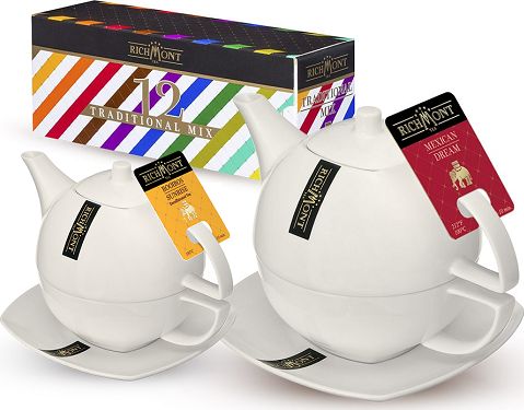 Richmont Zestaw Richmont 2 x Dzbanek Duo + Herbata