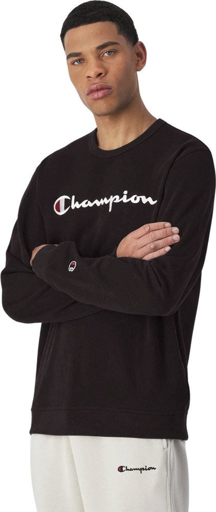 Bluza męska Champion Crewneck Sweatshirt czarna 220727 KK001 L