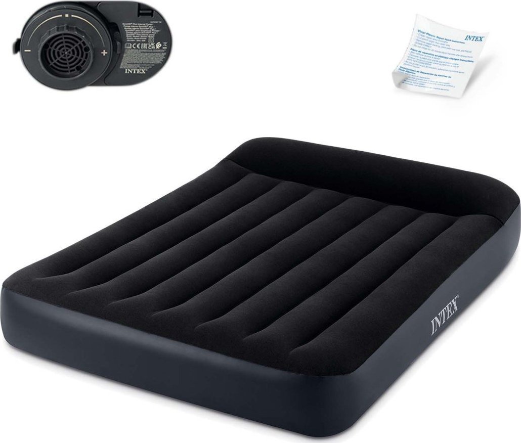 Intex Materac dmuchany z wbudowaną pompką elektryczną INTEX 64150