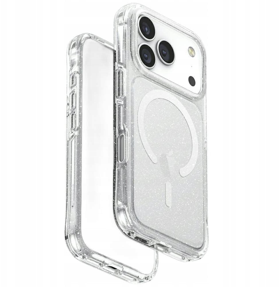 UNIQ LifePro Xtreme Case for iPhone 17 Pro Magclick Charging Clear/Glitter