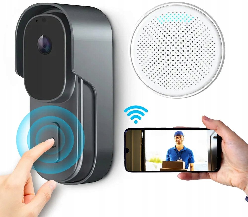 Extralink Smartlife | Inteligentny Domofon Zewnętrzny | 1080P, 5Mp