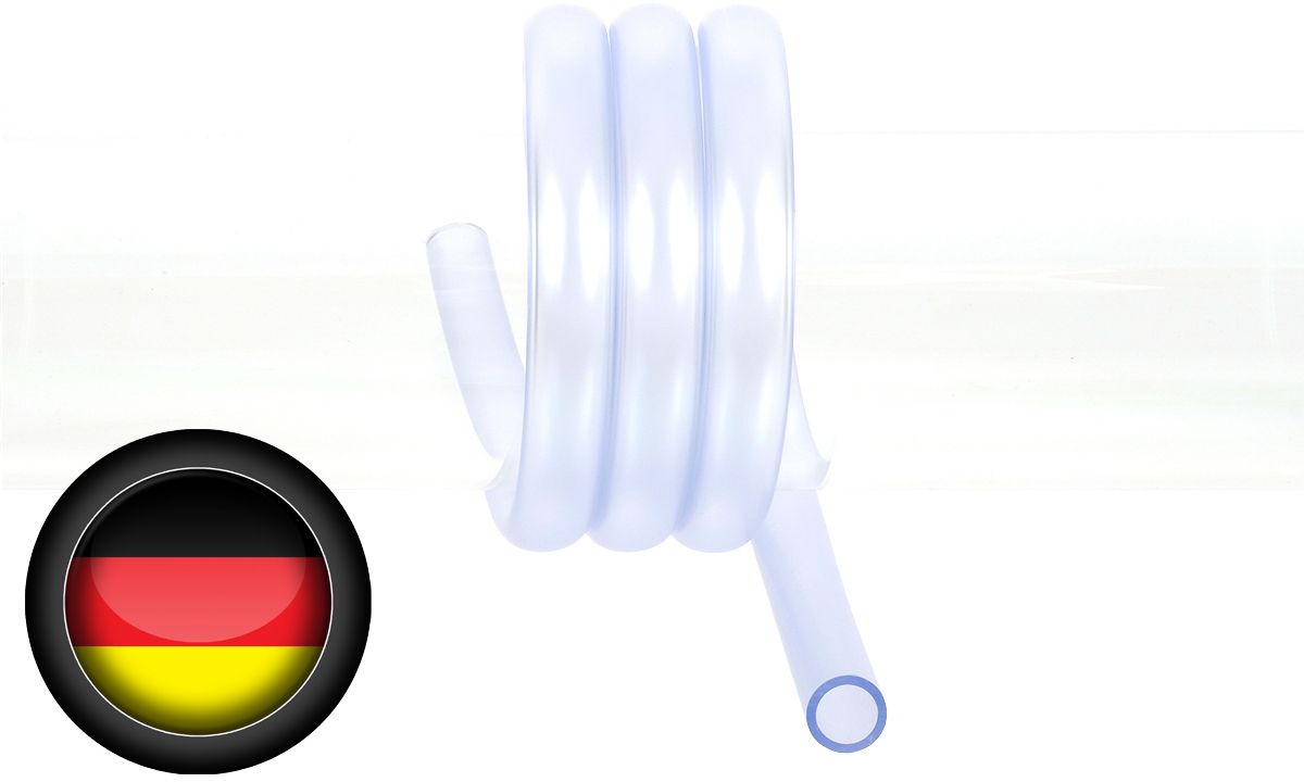 Alphacool Wąż AlphaTube HF, 13/10mm, 1m, przeźroczyste (18528)