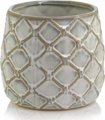 Polnix Doniczka ceramiczna na kwiaty 11,5 cm beżowa