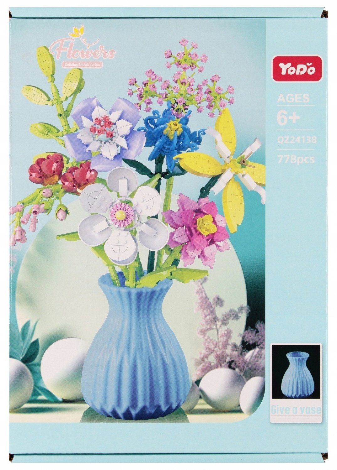 KLOCKI KONSTR KWIATY 778SZT 17X25X12 MC PUD 18