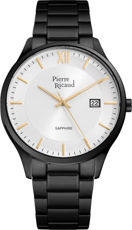 Zegarek Pierre Ricaud Zegarek męski Pierre Ricaud P97262.B1G3Q czarny