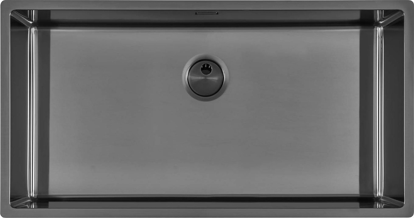 Zlewozmywak Foster FOSTER SKIN R12 BOWL 80x40 UNDERM.GUNMETAL