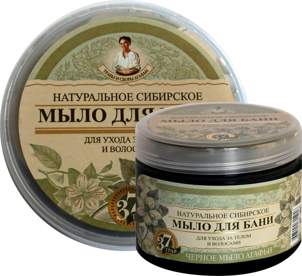 Babuszka Agafia Naturalne syberyjskie czarne mydło 500 ml