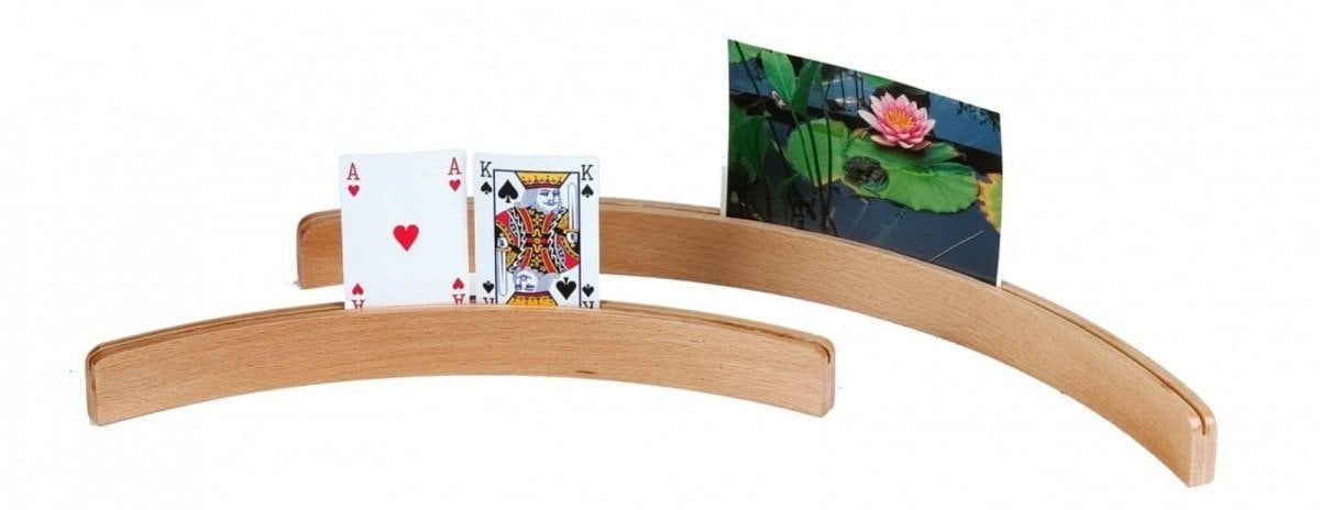 Stojak na karty drewniany 35 cm Engelhart