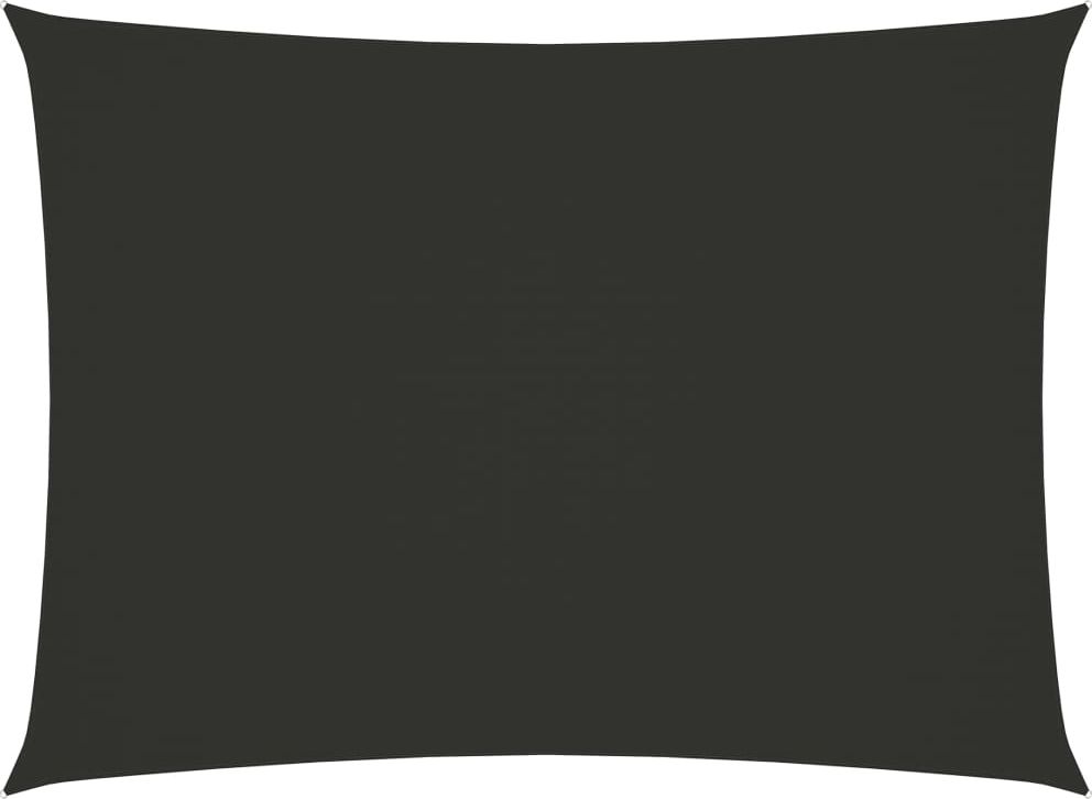vidaXL Prostokątny żagiel ogrodowy, tkanina Oxford, 2,5x4,5 m, antracyt