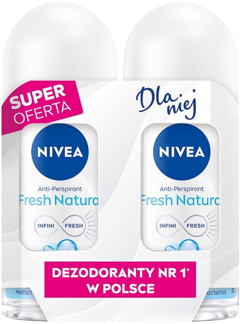 Nivea Deo roll-on_duo damski 2x50ml 100ml