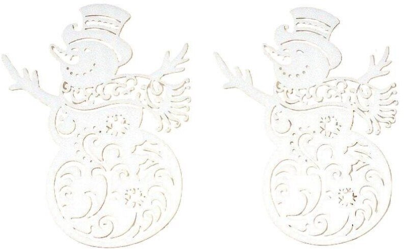 Dekoracja piankowa bałwanek 2 sztuki