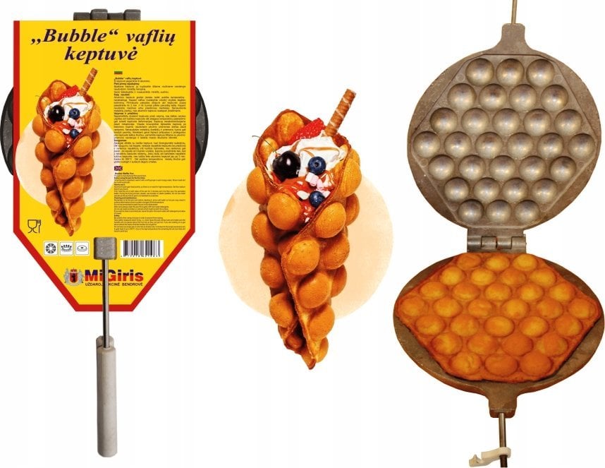 Gofrownica Migiris vaflių keptuvė "Bubble"