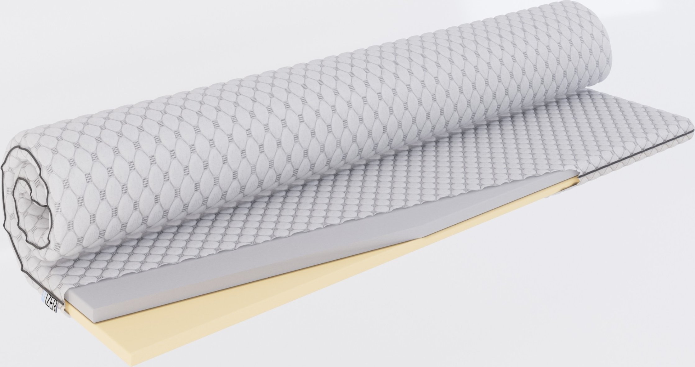 Materac nawierzchniowy Topper 6cm Materac z Visco i Pianką HR Nakładka 140x200