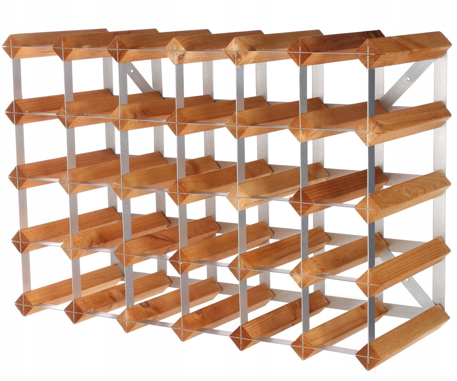 Regał na butelki do wina średni, na 30 butelek