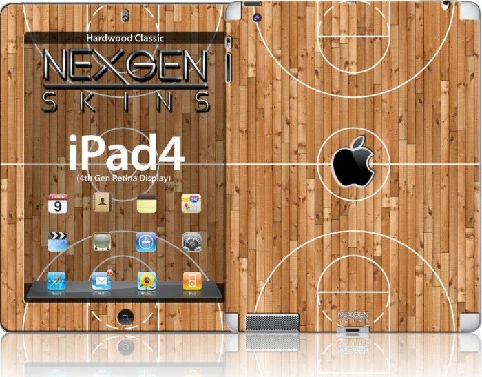 Nexgen Skins Nexgen Skins - Zestaw Skórek Na Obudowę Z Efektem 3d Ipad 2/3/4 (hardwood Classic 3d)