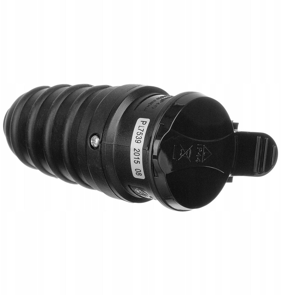 Gniazdo gumowe 2P+Z IP44 250V~ 16 A 3680W 50Hz z klapką 24017