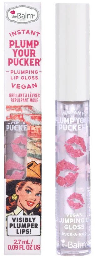 TheBalm Instant Plump Your Pucker Plumping Lip Gloss błyszczyk powiększający usta Buck-a-Roo 2.7ml