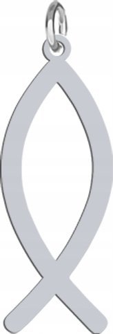 Radziszewska Jewellery Zawieszka Srebrna Ryba Ichtys Prezent Kobieta DEDYKACJA GRATIS