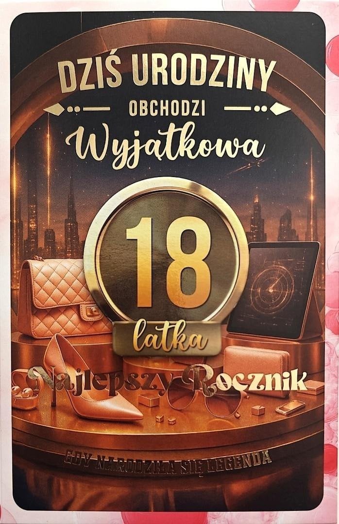 Karnet z wymiennymi rocznikami 18 damska