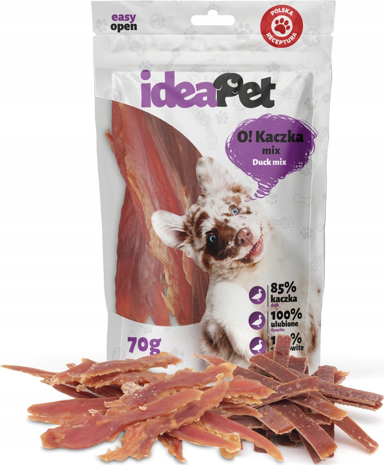 IdeaPet IdeaPet O! Kaczka mix 70g
